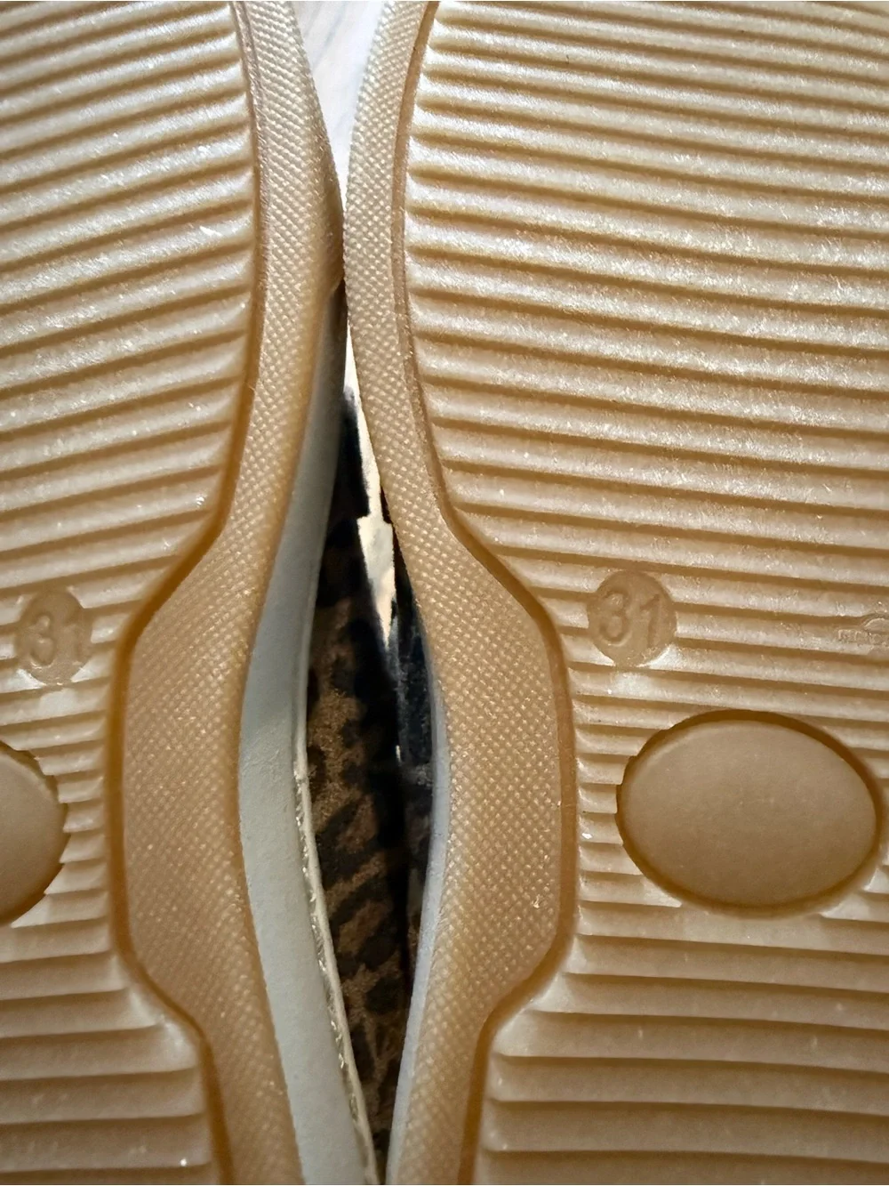 Angulus Kids Leopard Print Velcro Sneakers - Brown